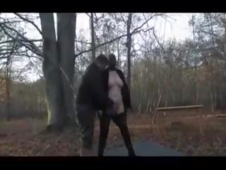 Group dirty video in the Autumn Forest, Free prime dirty clip film 25