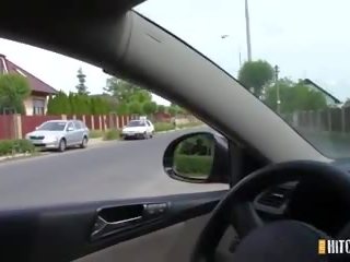 Blonde streetwalker Fucks Her Driver, Free Blonde Fucks HD xxx clip aa