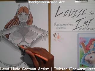 Coloring Louise the Imp at Darkprincearmon Art: HD porn 55